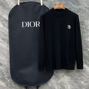 Luxury Dior Wool Outerwear For Autumn