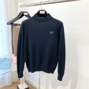 Designer Luxury Prada Wool Sweater For Autumn