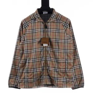 Super Clone Burberry Coat Red Cotton Genuine Leather Side Pockets
