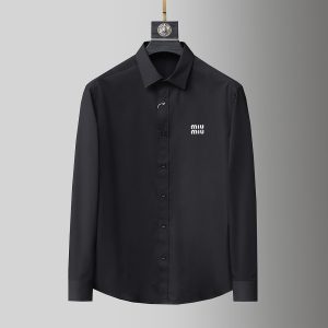 Designer Luxury Express Cotton Long-Sleeved Shirt