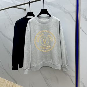 Designer Versace Cotton Long-Sleeved Sweatshirt For Autumn