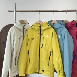 Super Clone Reps North Shirts Red Fleece Spring Autumn Winter And Abrasion-Resistant Fabric