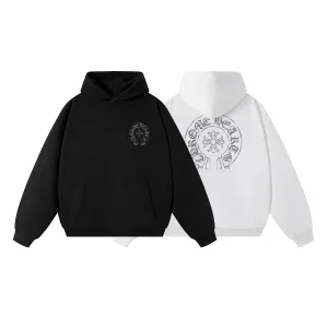 Super Clone High Quality Chrome Hearts Hoodie Black